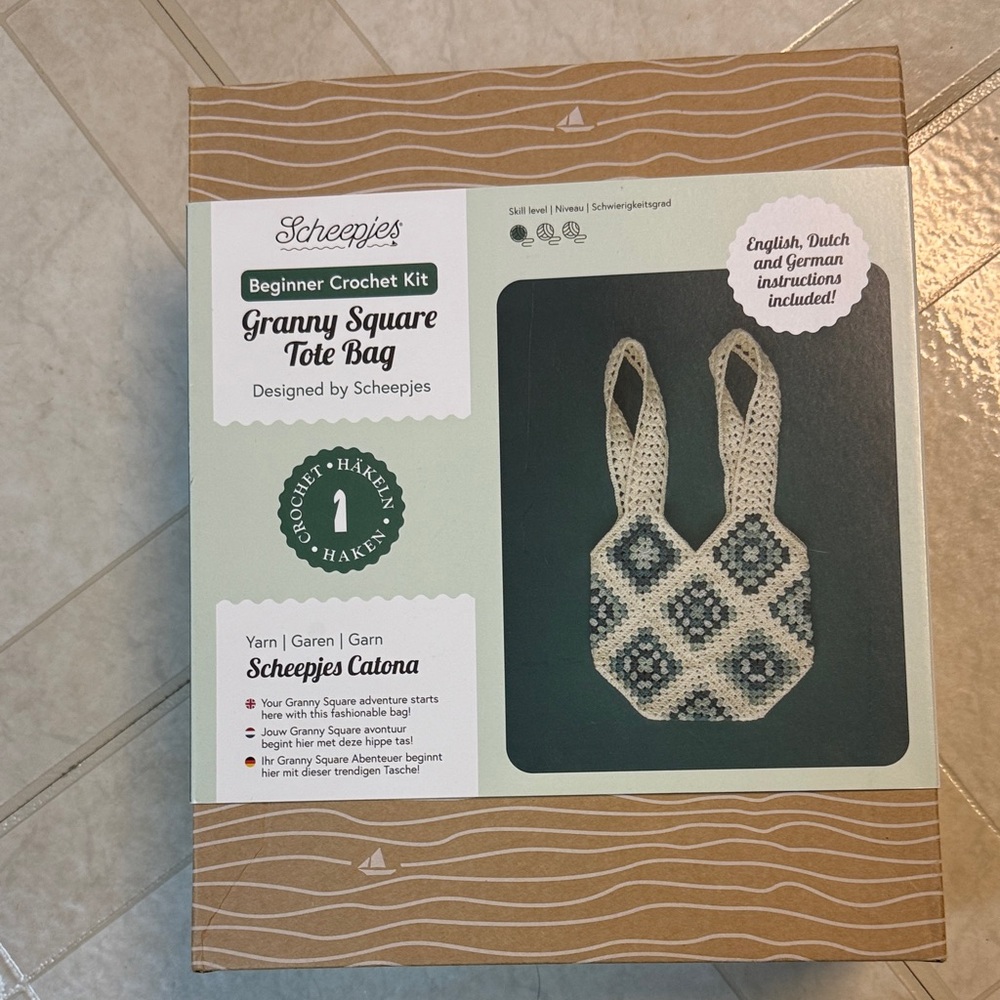 Scheepjes Granny Square Tote Bag Crochet Kit